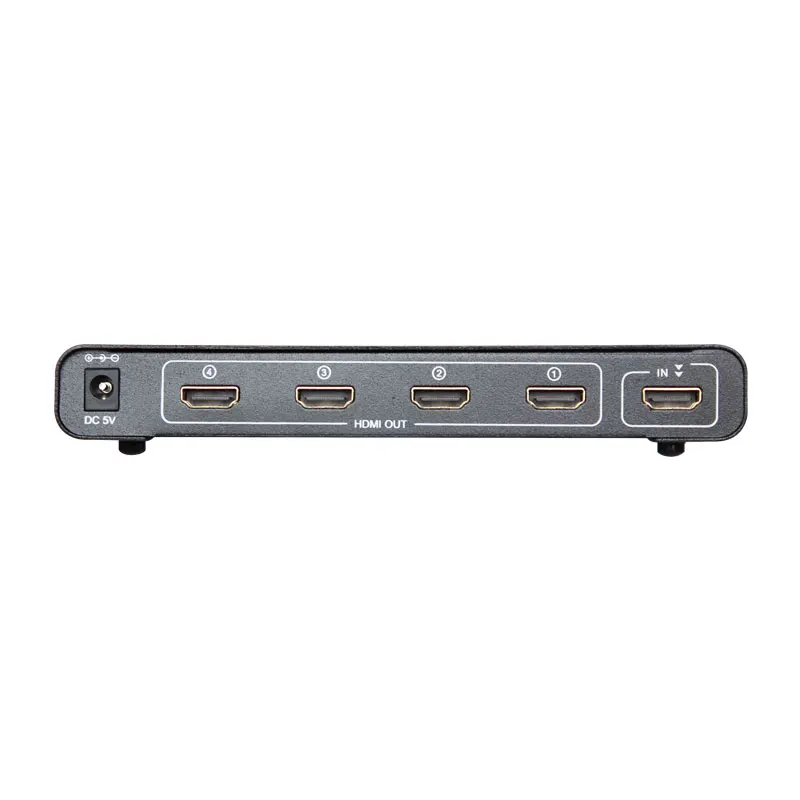H1S4 HDMI-совместимый видеоразветвитель 1 в 4 выход Поддержка 1080P 3D 4K HD разрешение для