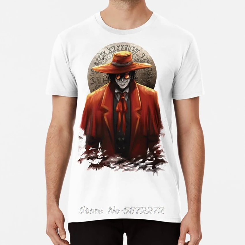 Alucard футболка alucard hellsing красный с летучей мышью мужские хлопковые футболки топы