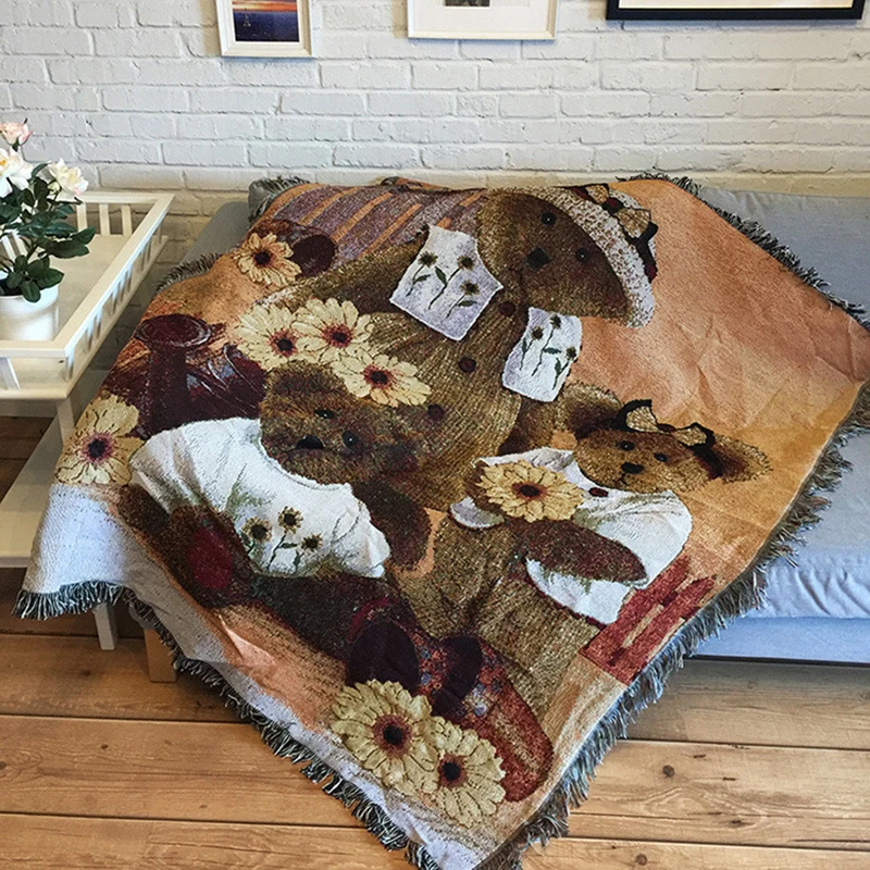 Aggcual кантри пледы одеяло для дивана Европейский вязаный покрывало украшения