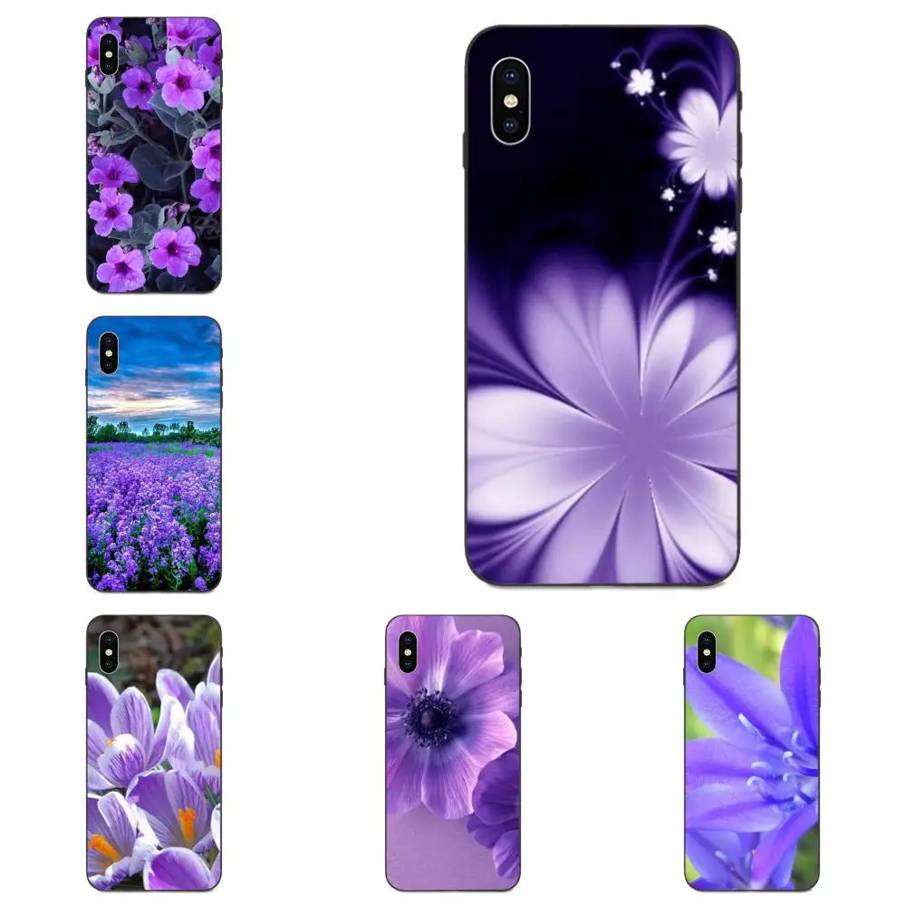 Распродажа Роскошный чехол для мобильного телефона милый фиолетовый цветок Xiaomi