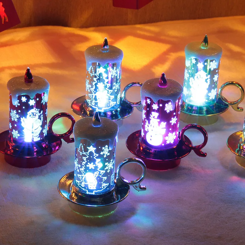 Christmas Decoration Small Night-light Candle Lamp Led Electronics Lights Ornament | Дом и сад