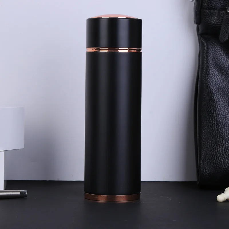

New Style Business Office Straight Thermos Portable Double-layer Vacuum Insulation Bottle Car Travel Sports Thermos Bottle