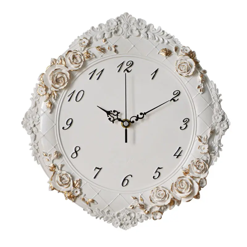 

Часы в европейском стиле, настенные часы для гостиной, индивидуальные Креативные украшения, настенные часы, бесшумные кварцевые часы, атмос...