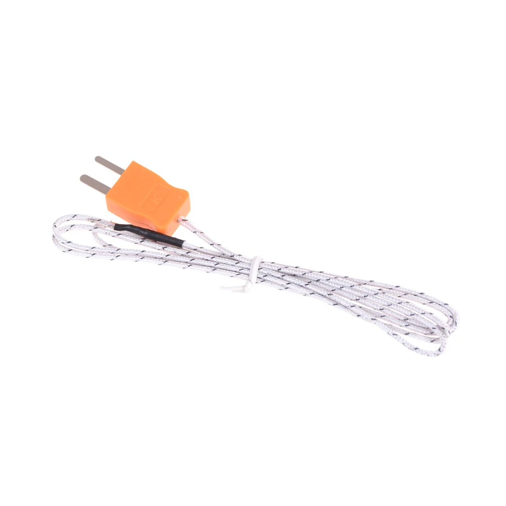 

1 pieces 1M Length Wire Temperature Test K-type TP-01 Thermocouple Sensor Probe Tester line. use to TM-902C TES-1310 MD-6801
