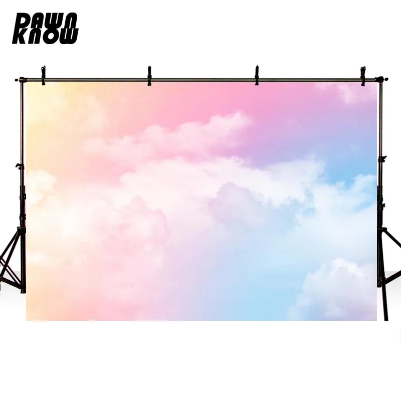 

DAWNKNOW уникально с голубым облаком и свадебный фон для фотосъемки для новорожденных текстура фотосессия фон детские, для малышей фотосессии ...