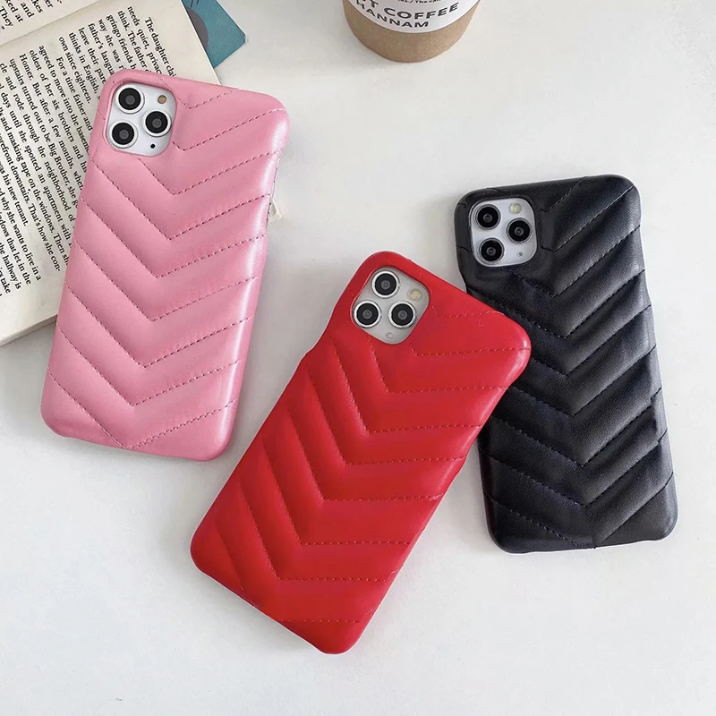 

Luxury Brand Cover for girls with Gold label logo for Iphone 7 8 Plus Leather Case 11 Pro X XR XS Max SE 2020 BP0007