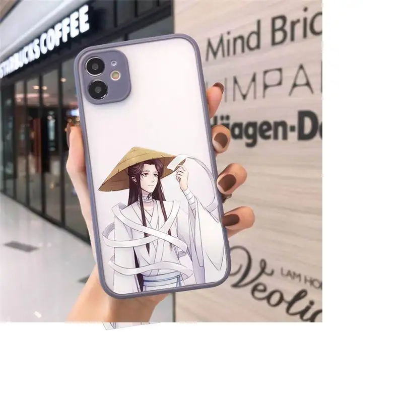 

Tian Guan Ci Fu anime Phone Cases matte transparent For iphone 7 8 11 12 plus mini x xs xr pro max cover