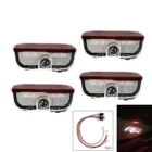 Светодиодная лампа Rline для двери автомобиля, декоративный светильник для Volkswagen Passat Tiguan Touareg Golf Jetta Sharan Scirocco EOS, 4 светодиодный т.