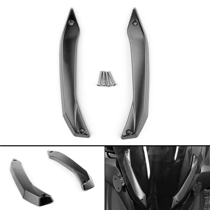 Black Artudatech Ветрозащита мотоцикла Лобовое стекло фиксированный кронштейн для YAMAHA XMAX 300 250 Обтекатели - Цвет: Black