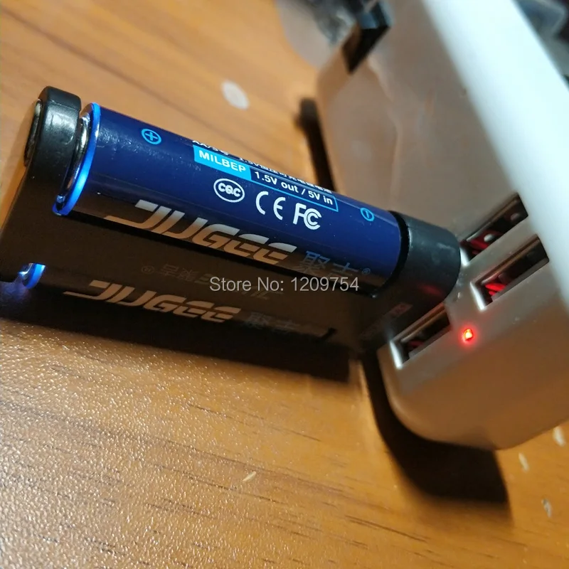 Литий ионный аккумулятор jugee 2 шт. 1 5 В 2000 мА · ч литий Аккумулятор AA usb 3000 МВтч + USB