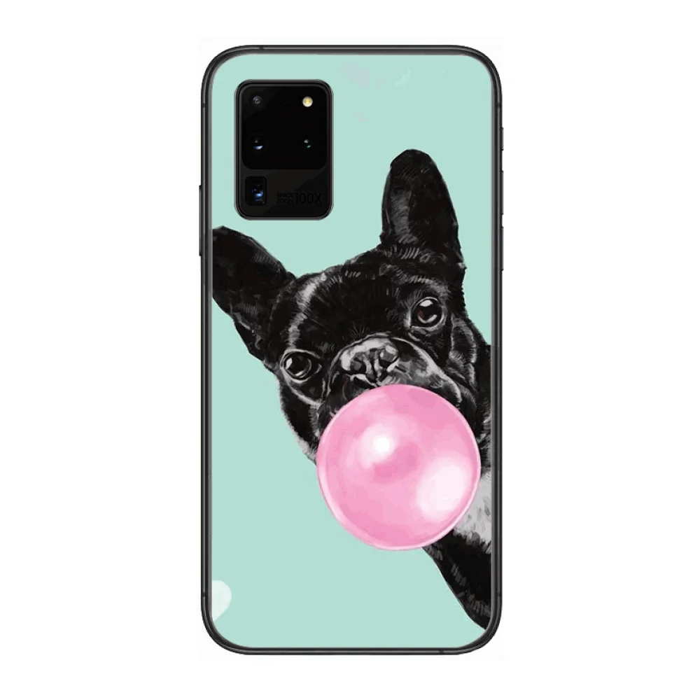 

Apply to Phone cover hull For SamSung Galaxy S 6 7 8 9 10 20 Plus Edge E 5G Lite Ultra black soft bumper