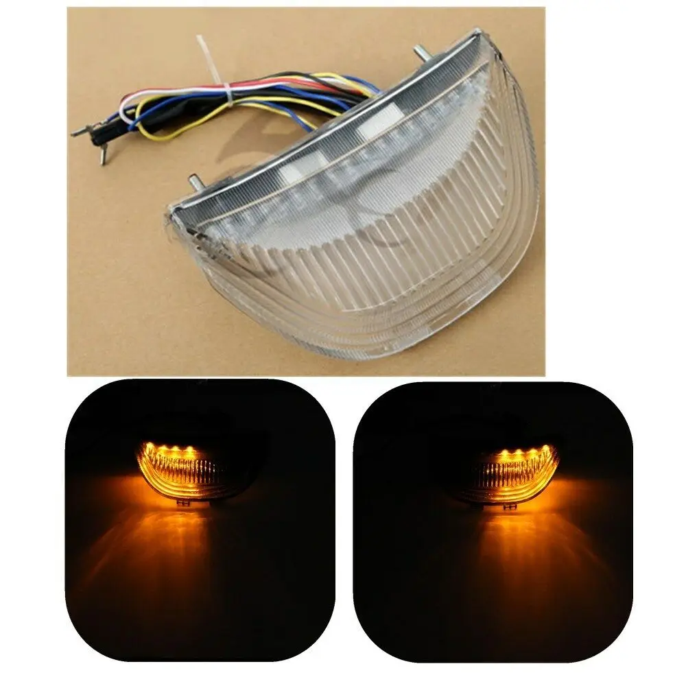 Мотоцикл Clear/Дым Хвост светильник со светодиодной указатели поворота для Honda CBR600RR