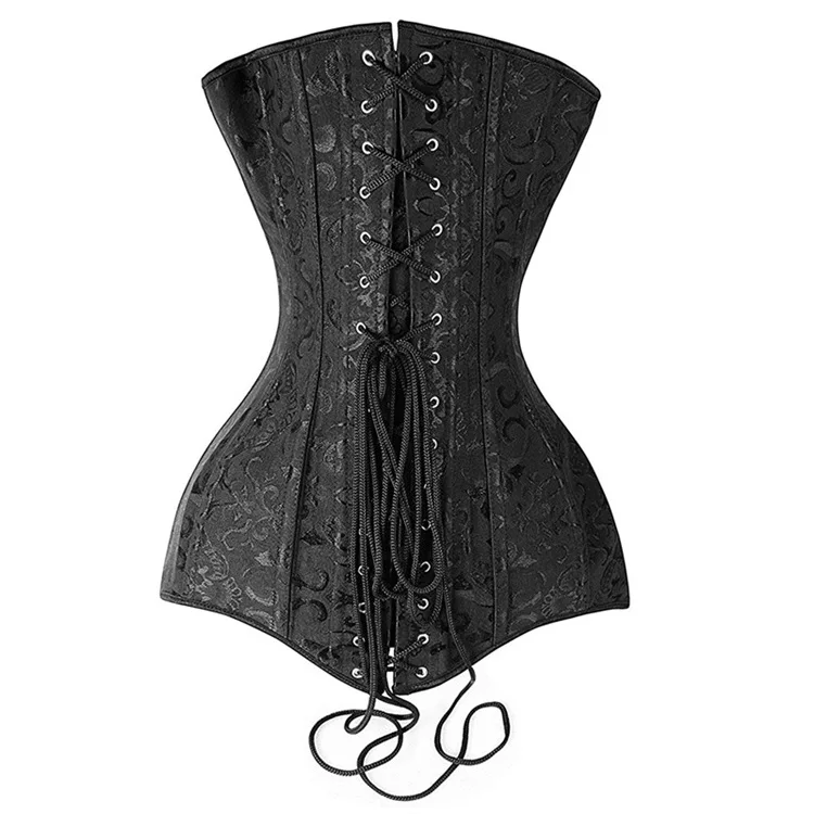 Оптовая цена корсет с длинным рукавом сексуальная одежда Korse Jacquard бюстье со