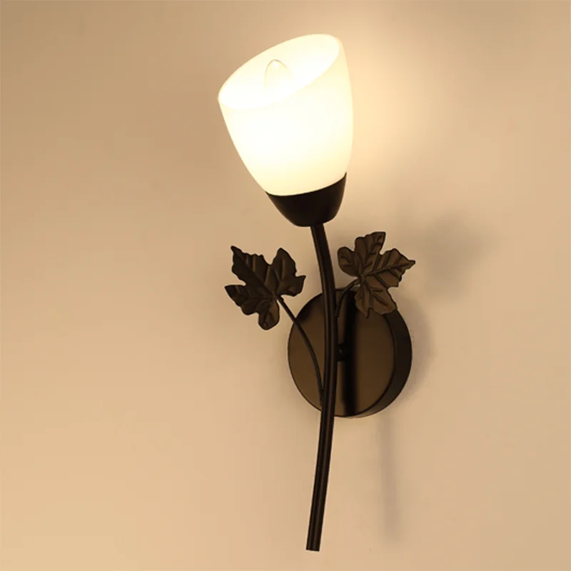 

Country Wall Lamp Simple Modern Living Room Wall Lamp Bedroom Bedside Aisle Stair Lamp