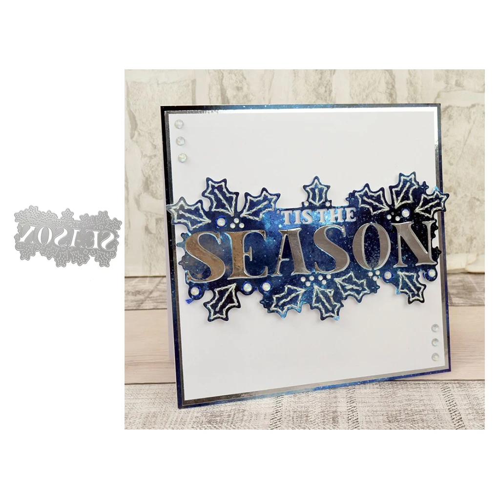 

JC SEASON Letters Metal Cutting Dies for Scrapbooking Dies Cut Craft Stencil Background Handmade Card Model Template Decoration