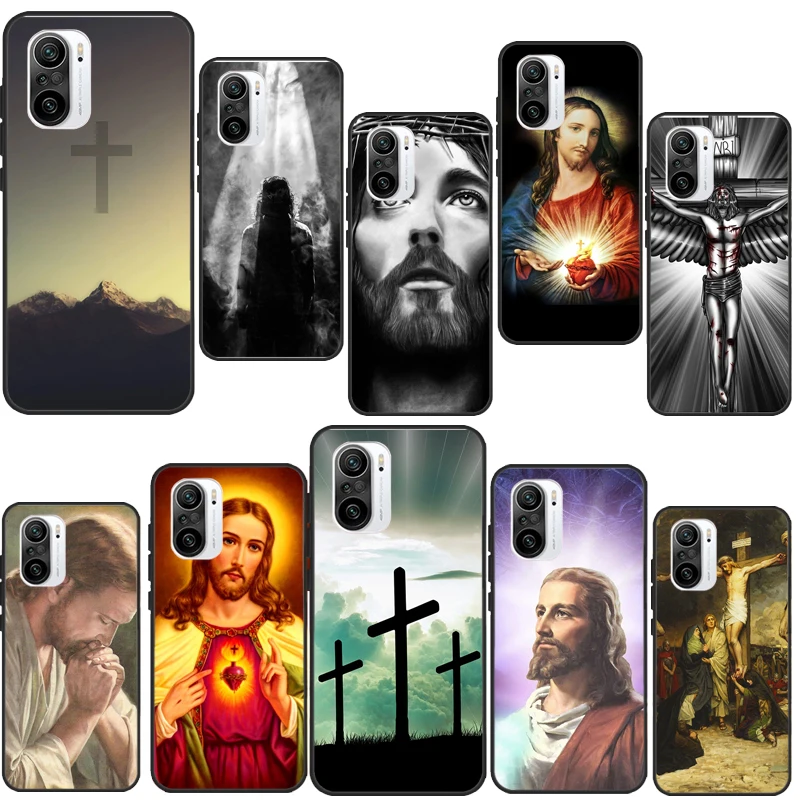 

Faith Christian Religious Jesus Phone Case For POCO F3 M3 M4 X4 X3 Pro GT Cover Funda For Xiaomi Mi 11T 12 Pro Mi 11 Lite