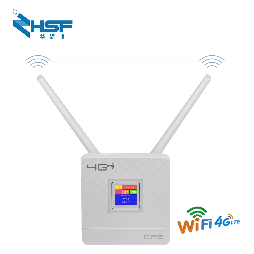 Unlocked 4G router external antenna WiFi hotspot wireless 3G Wifi WAN LAN RJ45 broadband CPE with Cim card slot | Компьютеры и офис