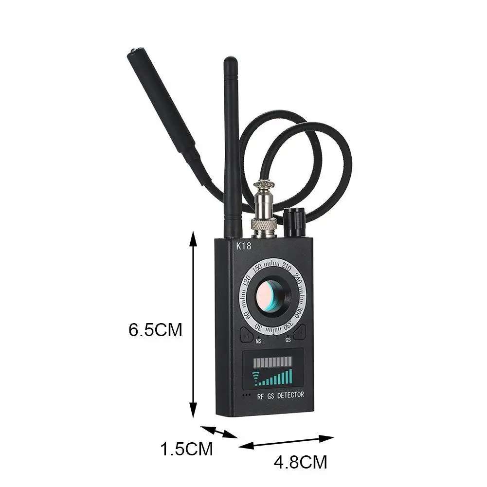 

K18 Multi-function Anti Detector Bug Mini Audio Camera Camera RF Tracker Locator GSM Lens Detect Wireless Finder GPS Signal V8Y4