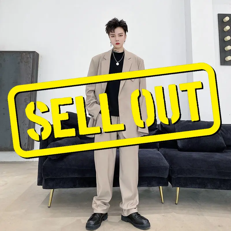 Мужская одежда IEFB осень 2020 мужской костюм с карманами и буквенным принтом на