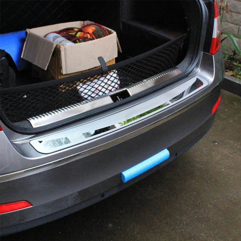 

1 шт. Нержавеющая сталь Ультратонкий чехол-накладка задний багажник порог Защитная педаль Накладка для Skoda Octavia A7 2014 2015 2016