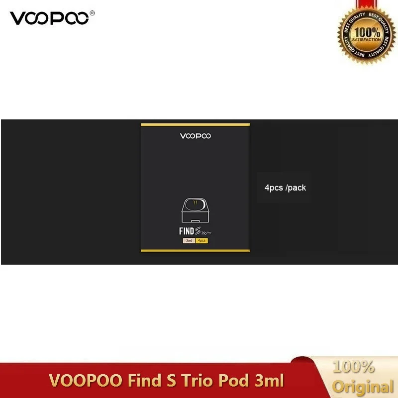 Оригинальный VOOPOO Find Trio Pod 3 мл многоразовый картридж S Vape Электронная замена