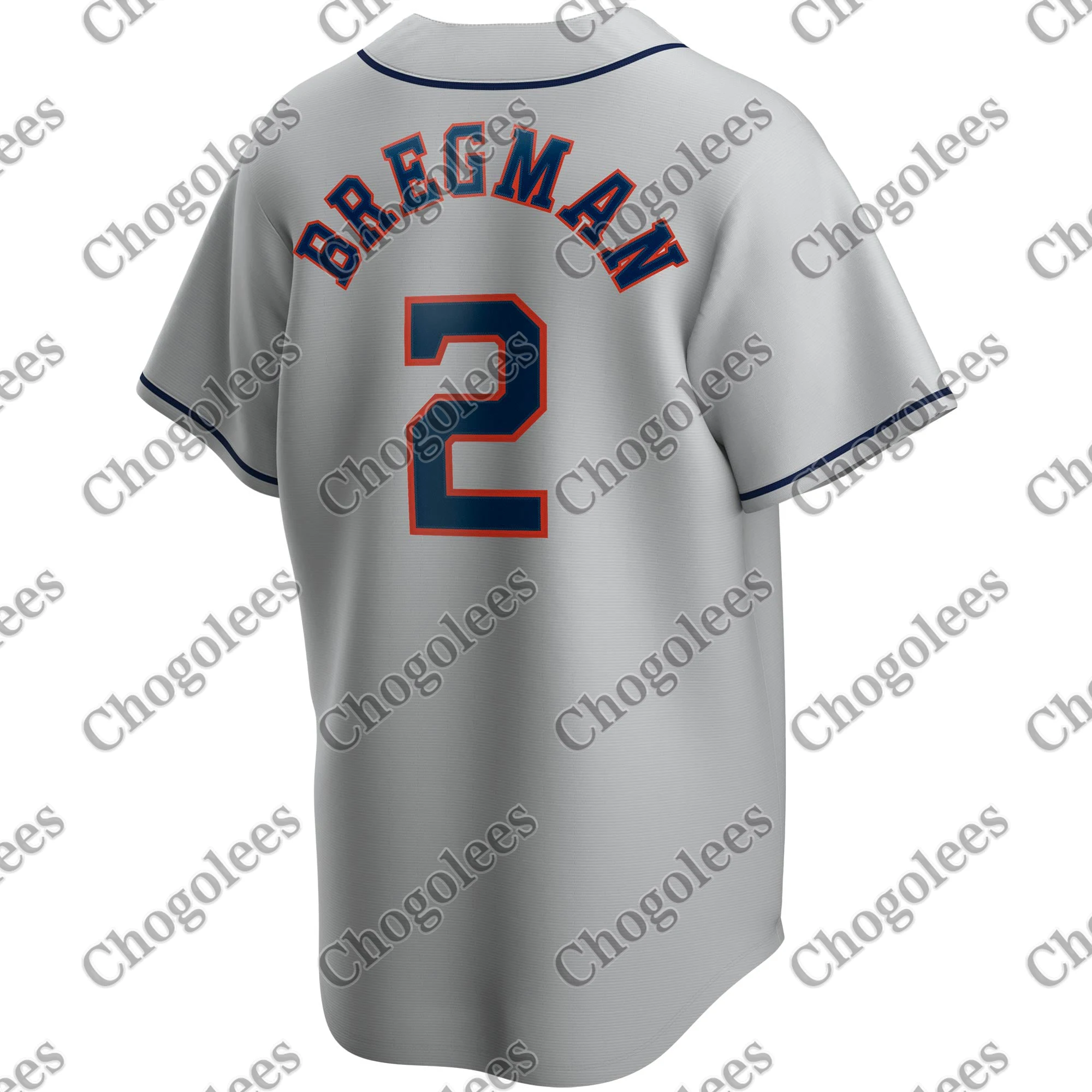 

Baseball Jersey Alex Bregman Houston Road 2020 Player Jersey - Gray