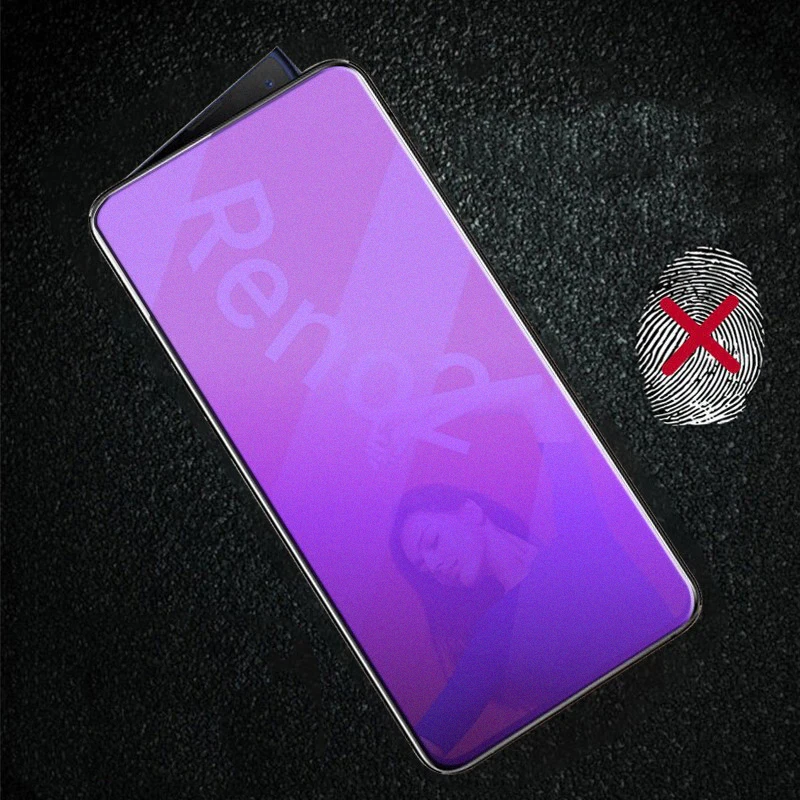Закаленное стекло для OPPO Reno 2 2Z 2F ACE с защитой от синего матового стекла защитный