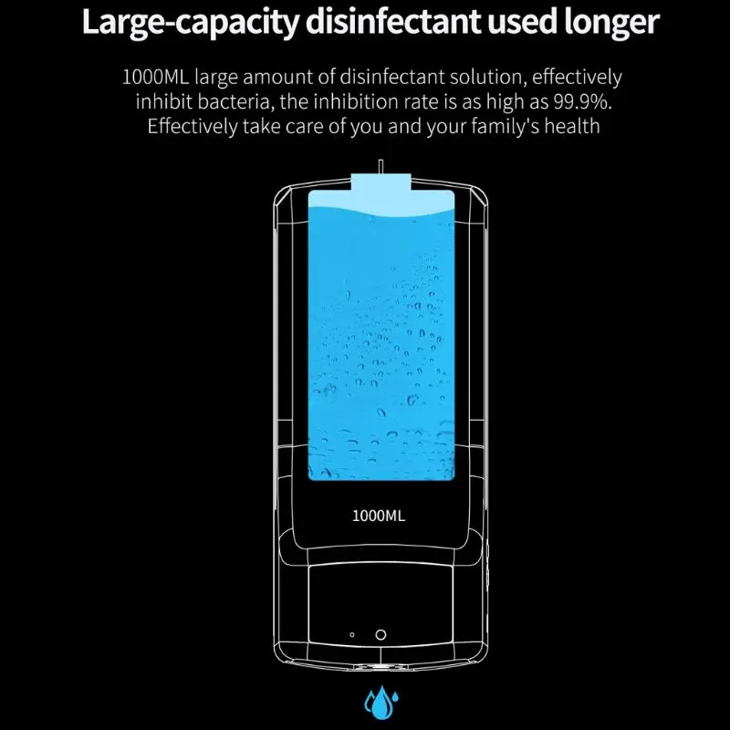 

Automatic Hand Soap Dispenser with Infrared thermometer for Supermarket Store A69D