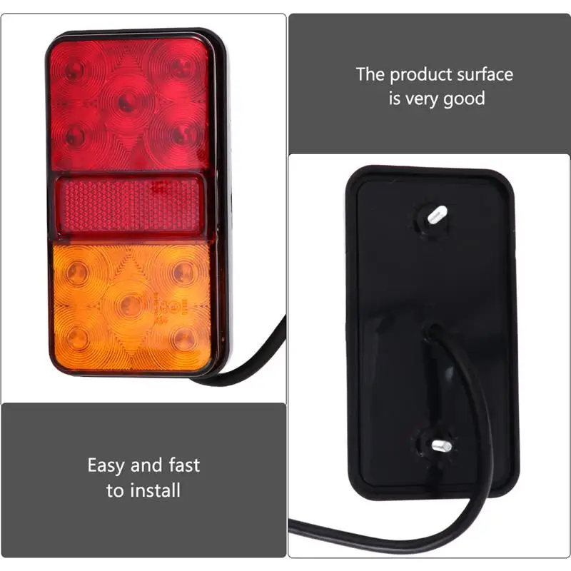 2 шт. задние фонари яркость водонепроницаемый Прочный Премиум сигнальные огни
