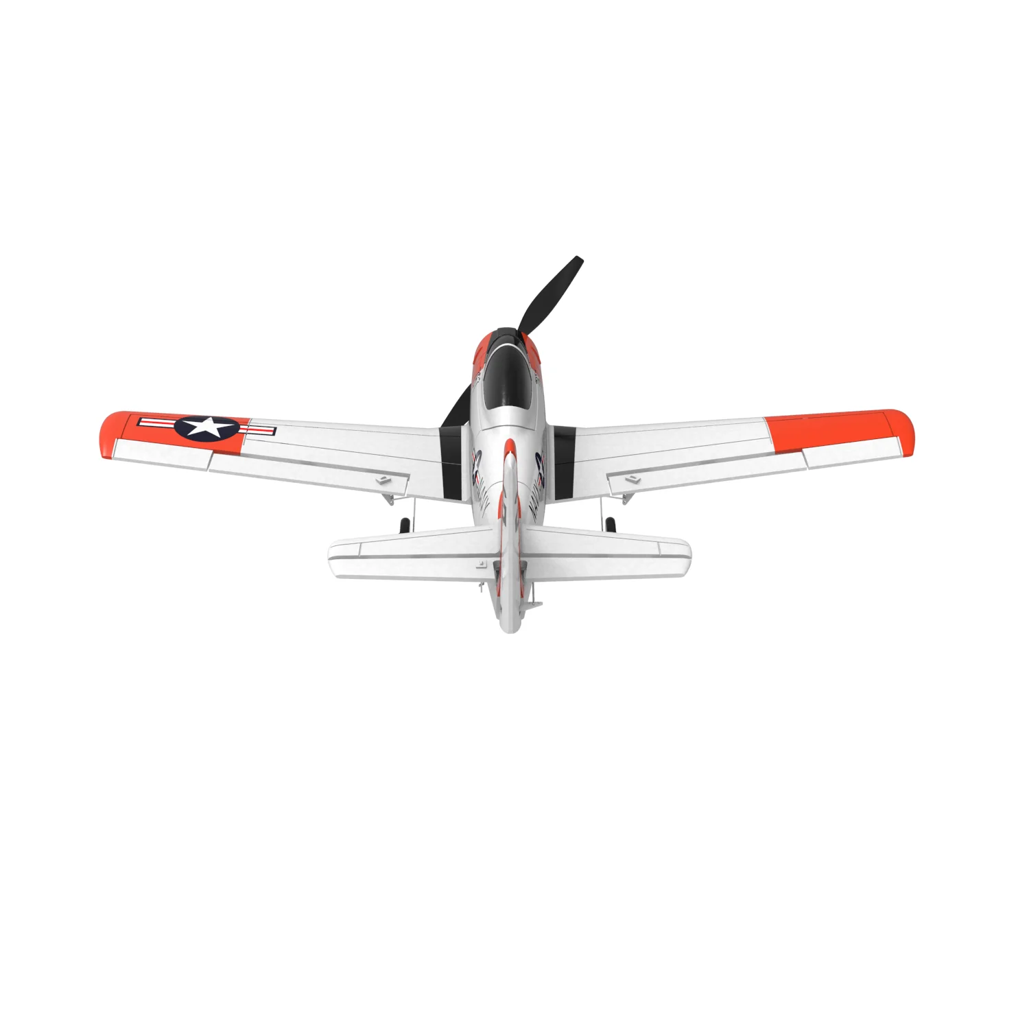 Volantex 761-9 3 7 V 2 4G 6-осевой пенопластовый самолет T28 RC планер 4CH Warbird со стабилизатором