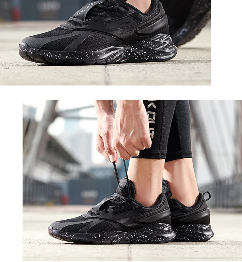 Li-Ning/мужские беговые кроссовки с подушкой для бега; дышащий светильник; Удобная подкладка; спортивная обувь для фитнеса; ARHP147 XYP945