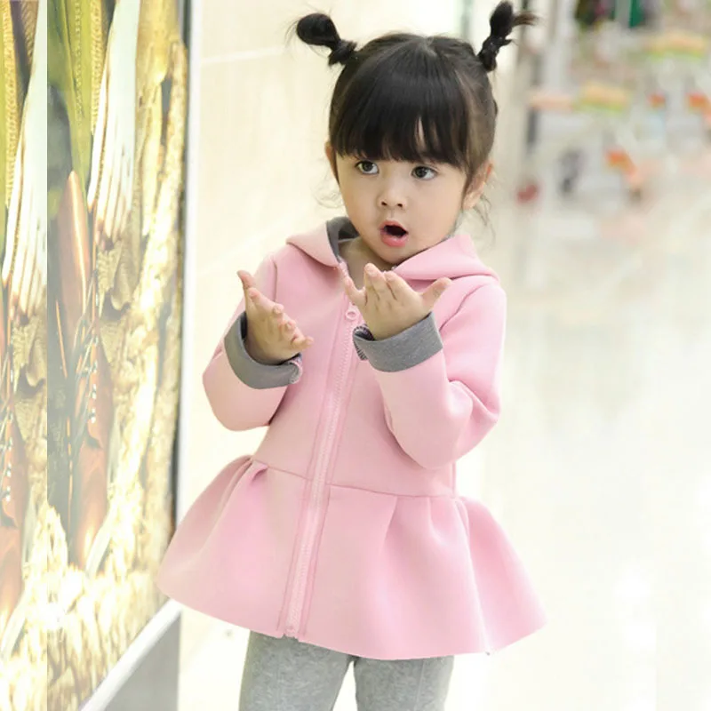 От 1 до 5 лет На весну и осень кофта с длинными рукавами меховые наушники дизайн