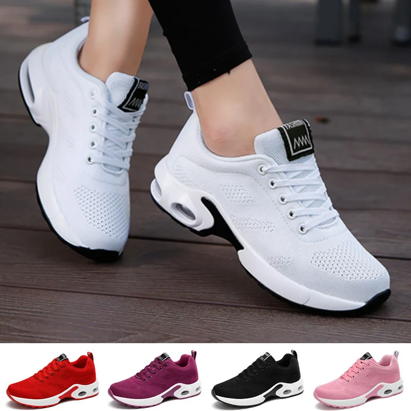 

Women's Air Cushion Sports Shoes, Soft Sole Running Shoes, Breathable Tennis Shoes.