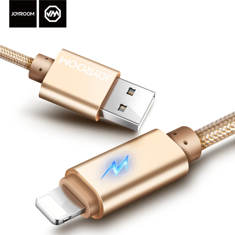 Умный светодиодный USB-кабель для быстрой зарядки и передачи данных зарядный