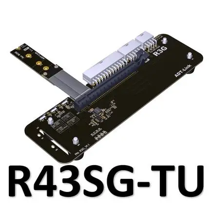 R43SG/R43SG TU Riser M.2 M ключ удлинитель M2 PCIe 3 0x4 видеокарта кабель 32Gbs для ITX STX NUC VEGA64