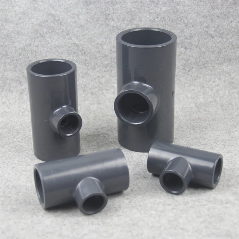 

PVC Reducing Tee Joints Micro Irrigation Garden Water Connectors Aquarium Fish Tank Bathroom Tube Joint 1Pcs