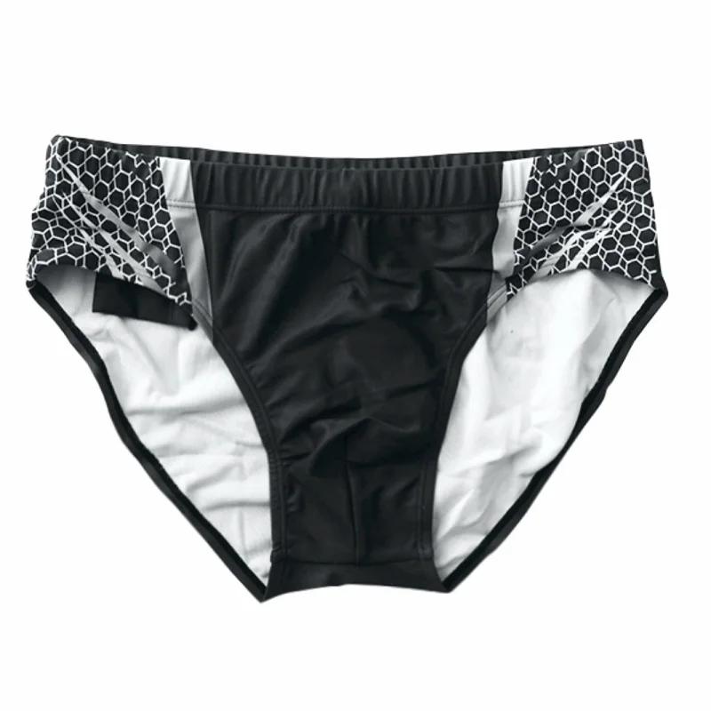 Для мужчин с принтом сексуальный вырез открытая плавательные трусы