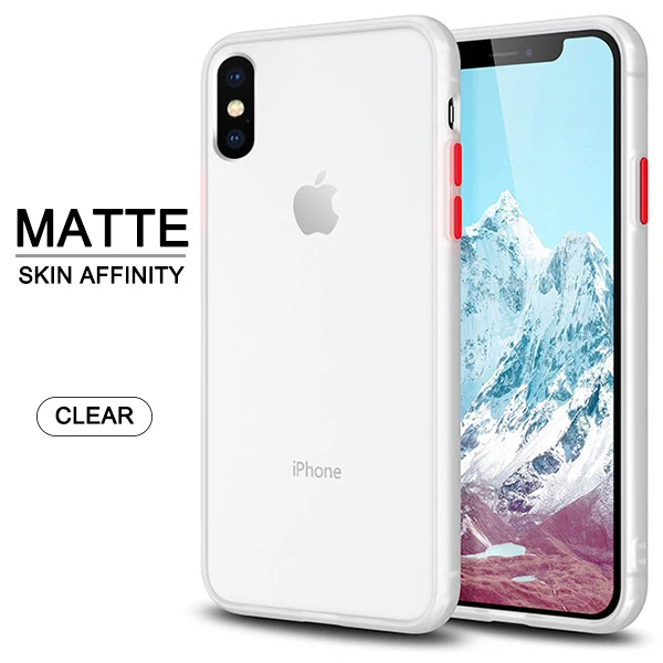 Clear Прозрачный противоударный Гибридный Силиконовый чехол для телефона iPhone 11 Pro X XS XR Max 6 6s 7 8 Plus Фирменная прозрачная мягкая задняя крышка - Цвет: Clear
