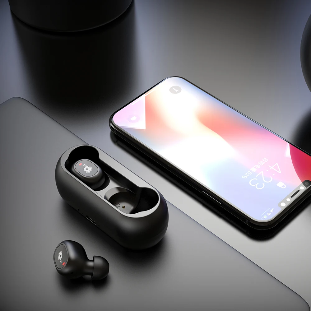 Tws наушники bluetooth 5,0 Беспроводные наушники с шумоподавлением бас стерео наушники мини вкладыши двойной микрофон с зарядным устройством