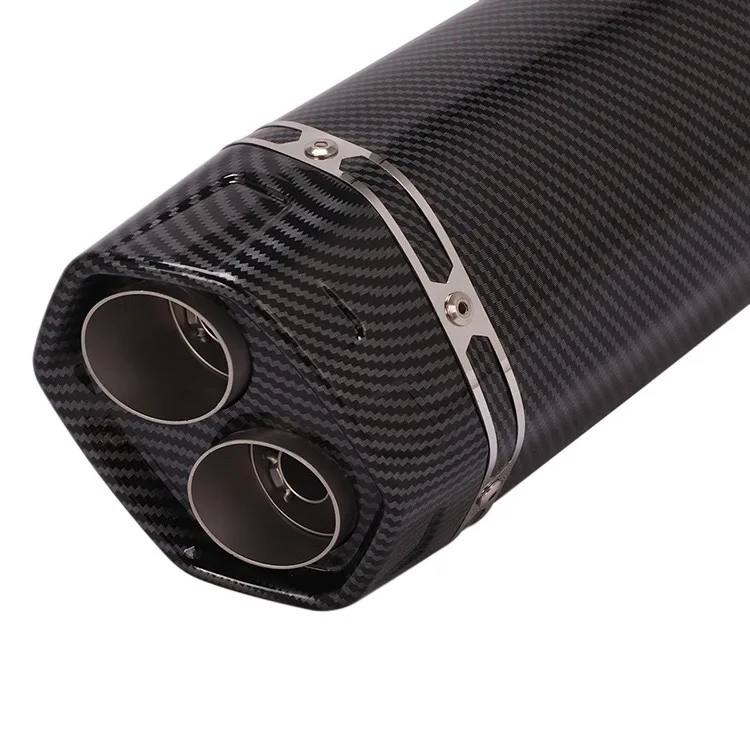 

Motorcycle modified exhaust pipe is suitable for chase 600 Huanglong 302S NK250SR NINJA400 Z750 modified exhaust pipe