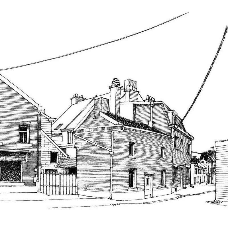 Черный тонкий наконечник эскизная ручка линия рисования комиксов картина в