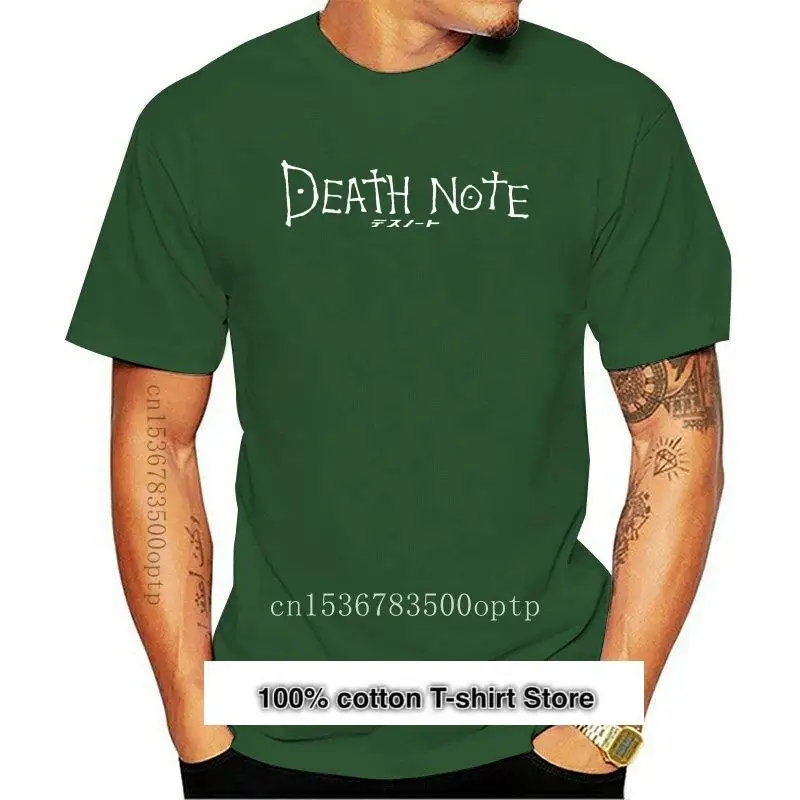 

Nueva nota de muerte camiseta Anime S-Xxl para los jóvenes medio-la edad del mayor camiseta