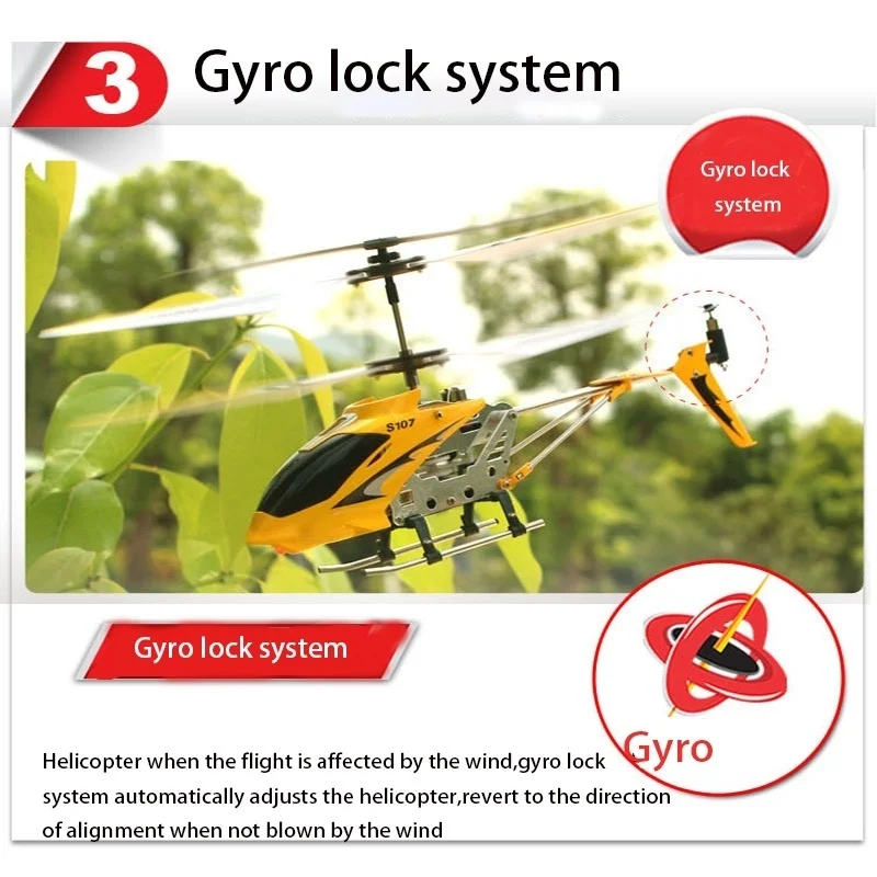Вертолет SYMA RC S107H с функцией Hover 3.5CH вертолеты подарок летающие
