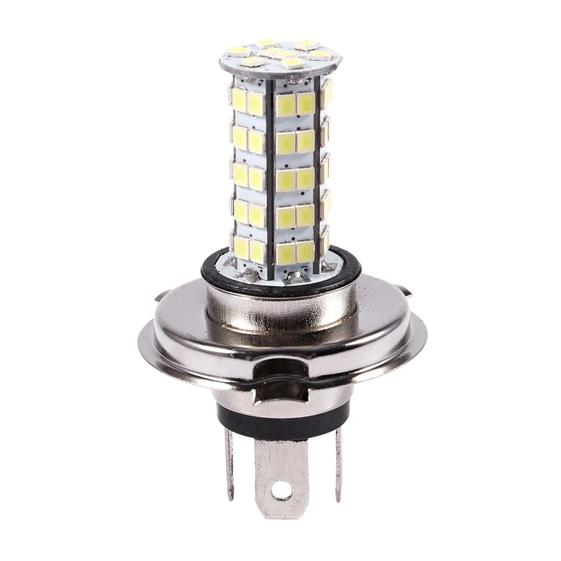 

H4 3528 68-SMD LED 6500K 310-Lumen White Fog Light Bulb Headlight Car DC 12V