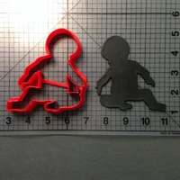crawling baby hand foot running boy outfit fondant cookie cutter biscuit cake decorating cakepop cupcake sugar paste craft