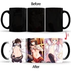 Удивительные фотографии кружка меняющая цвет Теплочувствительный Керамика 11oz кружка для кофе подарок-сюрприз подарок на Хэллоуин BSKT-064