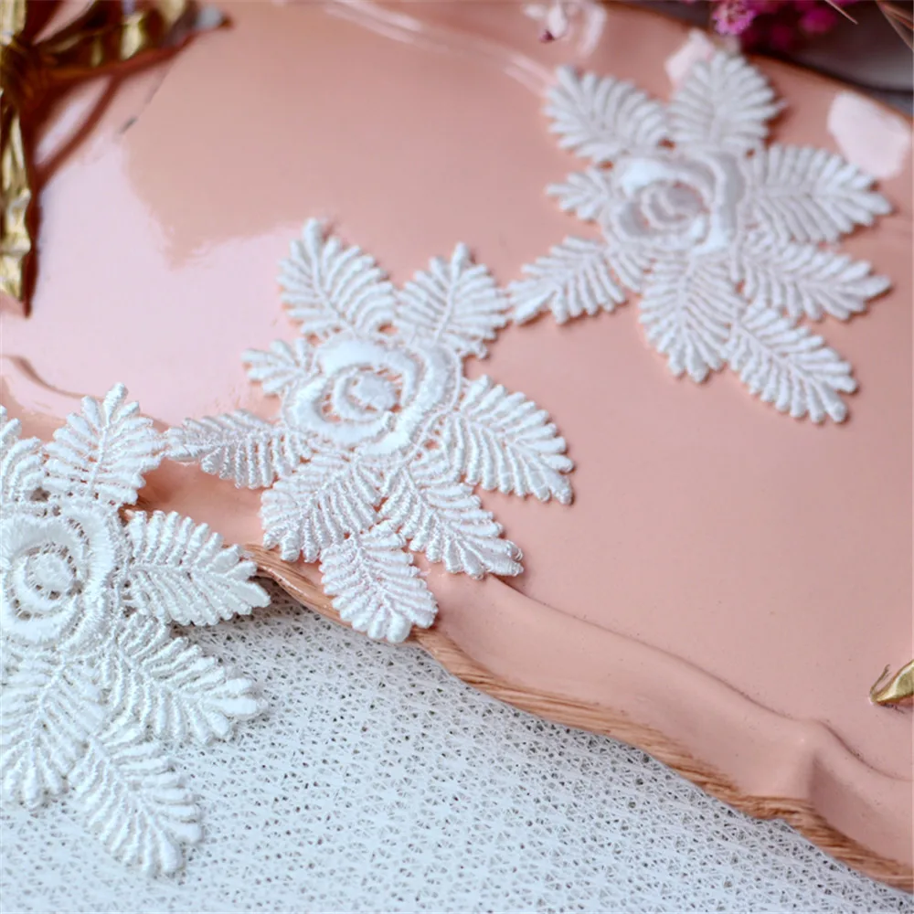 

Taiwan Exquisite Lace Water-soluble Lace DIY Cheongsam Dress Skirt Decoration Accessories Width 7.5cm