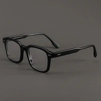 acetate glasses frame men vintage transparent clear square glasses women optical prescription eyeglasses frames eyewear oculos