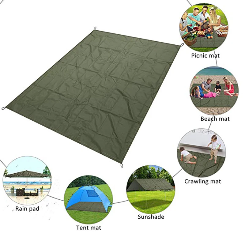Портативный складной Сверхлегкий карманный коврик для кемпинга сна пикника