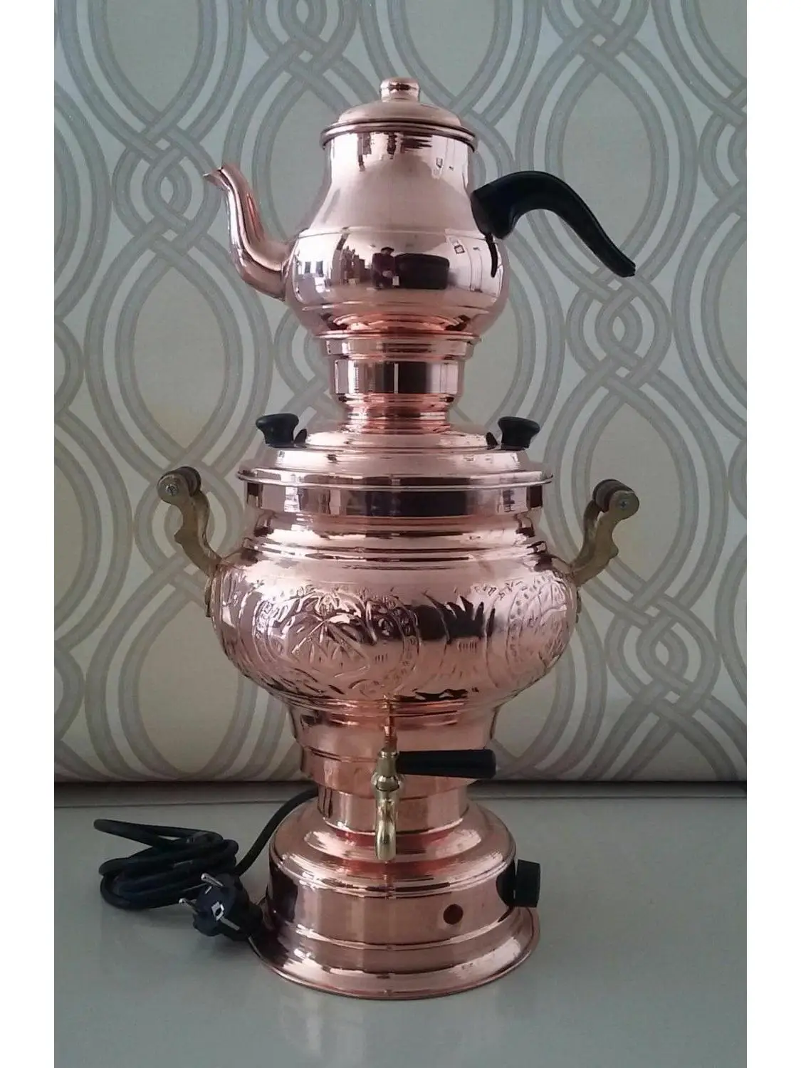 

Медный самовар/водонагреватель красноватая медь